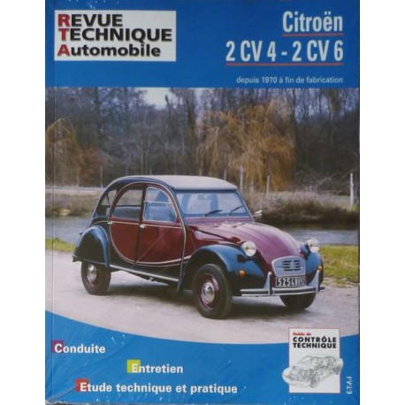 RTA Citroën 2cv4, 2cv6, 250, 400 depuis 1970