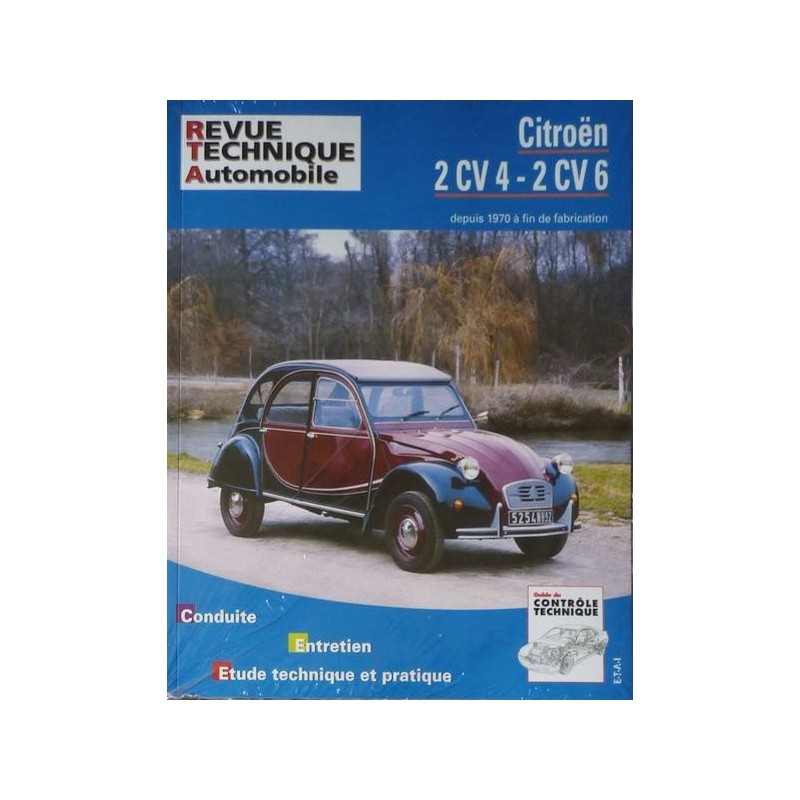 RTA Citroën 2cv4, 2cv6, 250, 400 depuis 1970