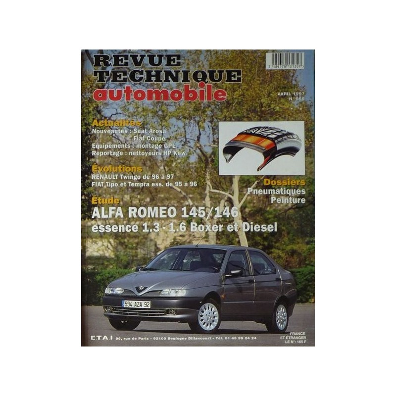 RTA Alfa Romeo 145 et 146