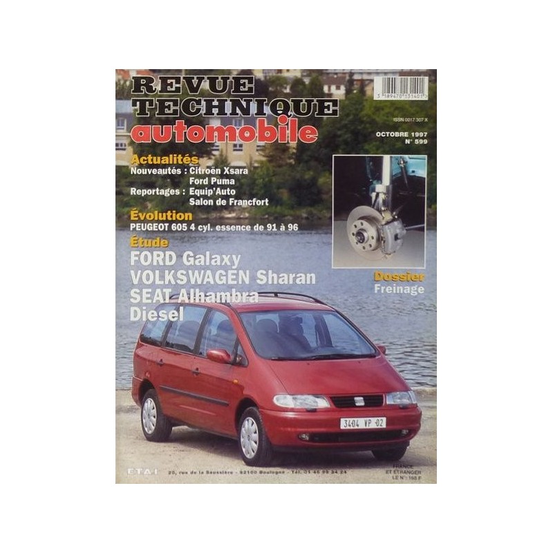 RTA Ford Galaxy I, VW Sharan I, Seat Alhambra I