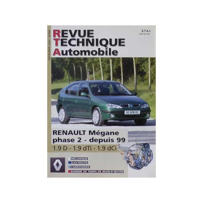 RTA Renault Mégane et Scénic I phase 2 Diesel