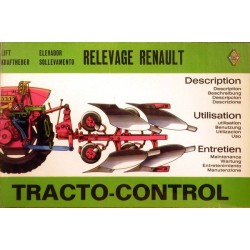 Renault tracto-control gamme D, notice d'entretien