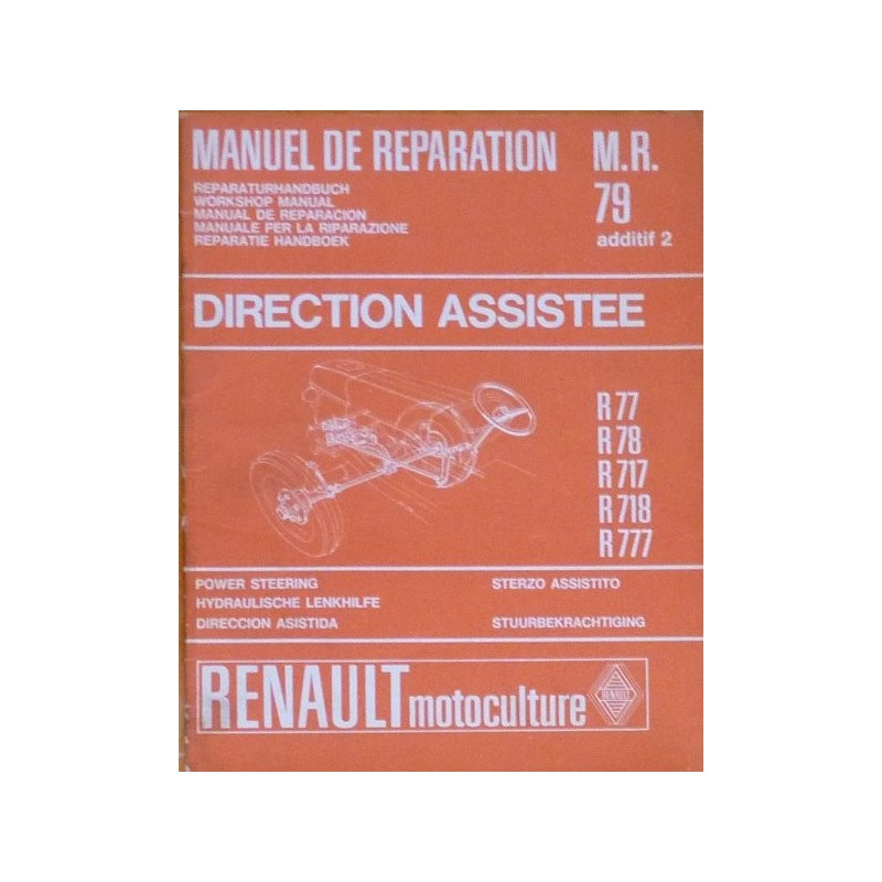 Renault Master 1 et 2, manuel de réparation direction assistée