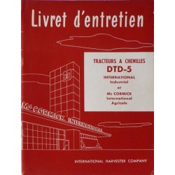 McCormick International DTD-5, notice d'entretien