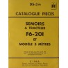 McCormick semoir F6-201 et 3 mètres, catalogue de pièces