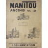 Manitou MB1500, catalogue de pièces et graissage