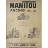 Manitou MB1500, catalogue de pièces et graissage