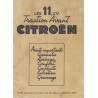 Citroën Traction 11cv B et BL, notice d'entretien