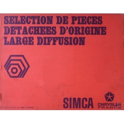 Simca 1950-70, catalogue de pièces de large diffusion