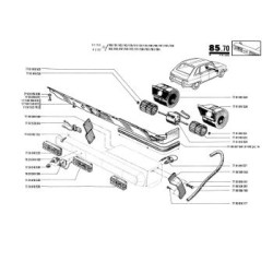 Renault 16 R1152 et R1153 depuis 1974, catalogue de pièces