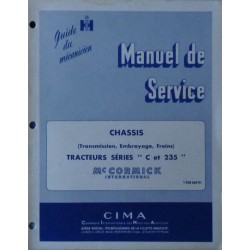 McCormick série C et 235, manuel de réparation châssis