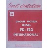 McCormick moteur FD-123, notice d'entretien