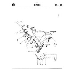 McCormick IH groupe moteur FC-123, FD-123, catalogue de pièces