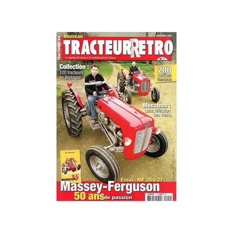 Tracteur Rétro n°1, Massey-Ferguson 35, 37, enjambeurs Lopa