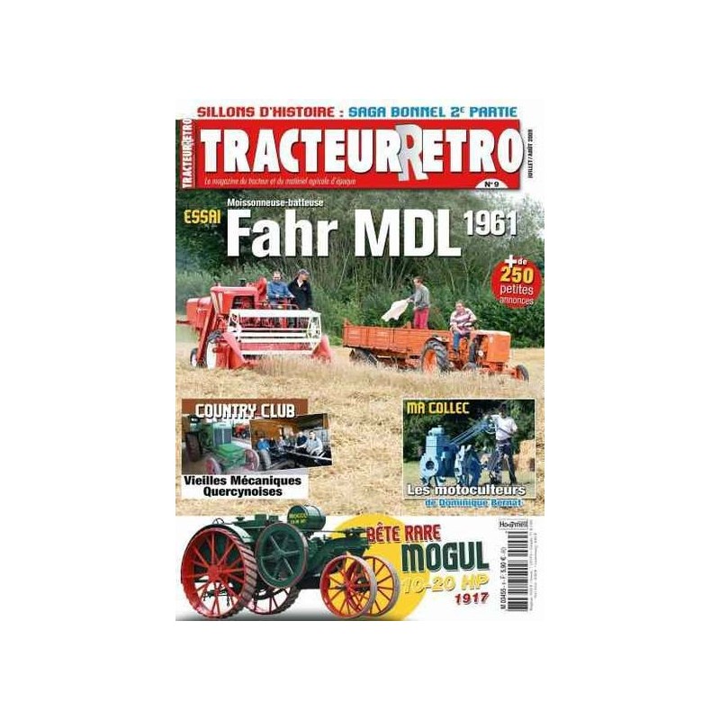 Tracteur Rétro n°9, Fahr MDL, Mogul 10-20 HP