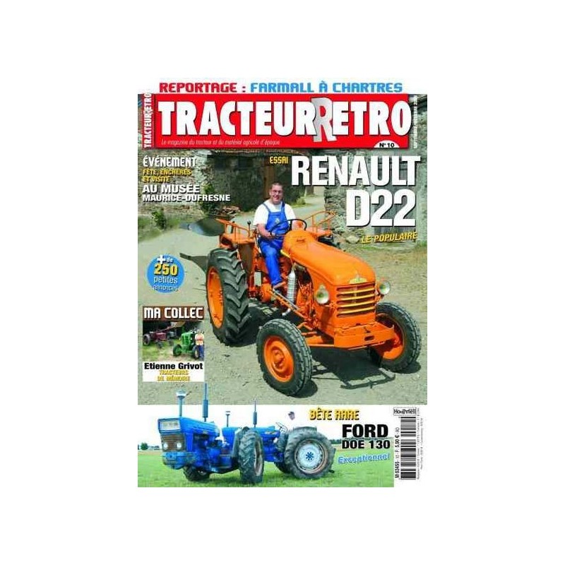 Tracteur Rétro n°10, Renault D22, Ford DOE 130