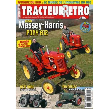 Tracteur Rétro n°14, Massey-Harris Pony 812, Lanz HR8