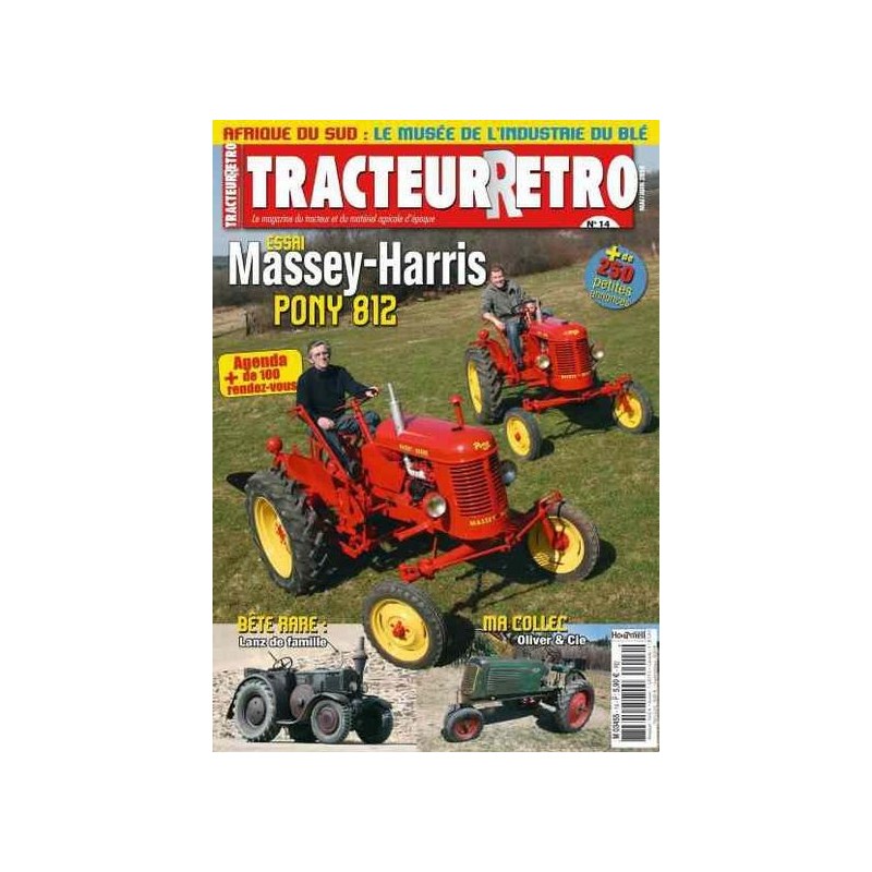 Tracteur Rétro n°14, Massey-Harris Pony 812, Lanz HR8