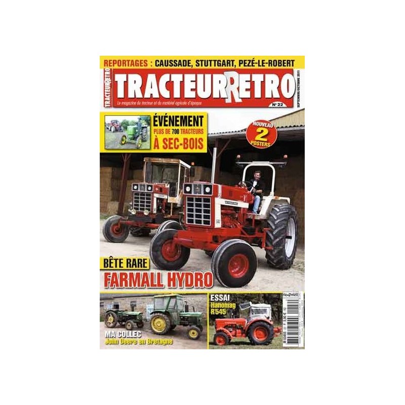 Tracteur Rétro n°22, Hanomag R545, Farmall Hydro