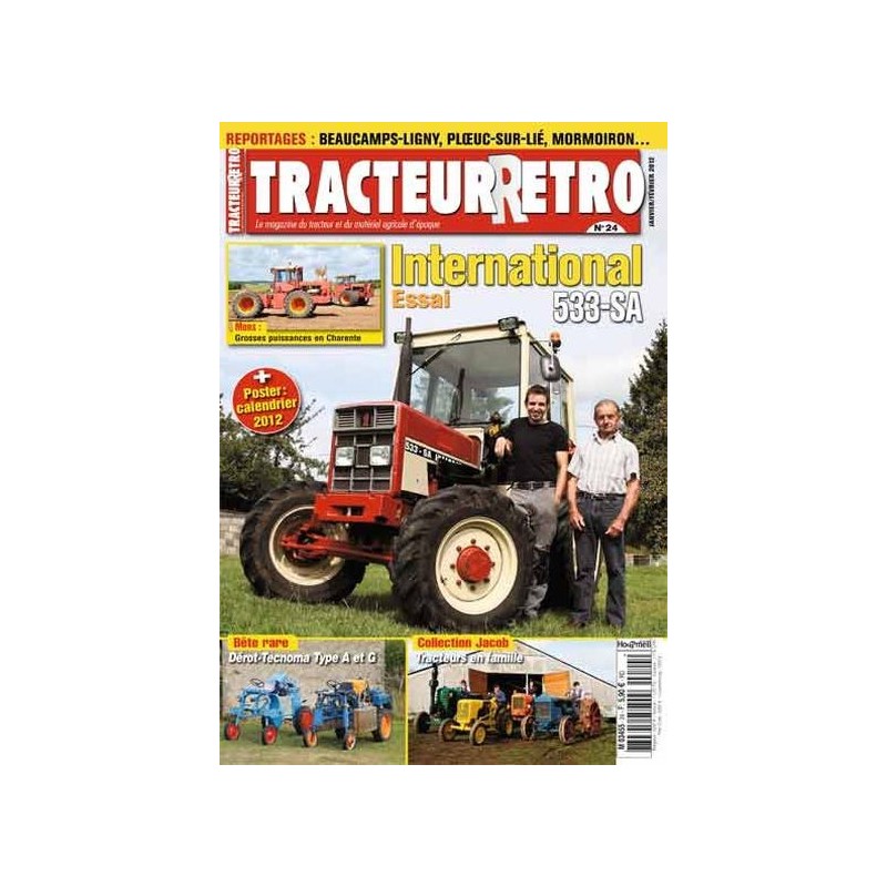 Tracteur Rétro n°24, International 533-SA, Dérot-Tecnoma A et G