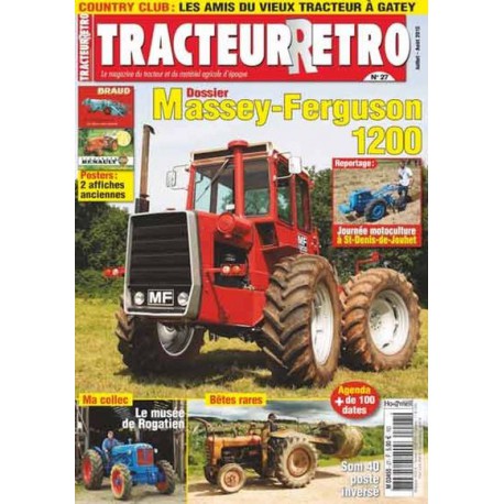 Tracteur Rétro n°27, Massey-Ferguson 1200, SOM 40