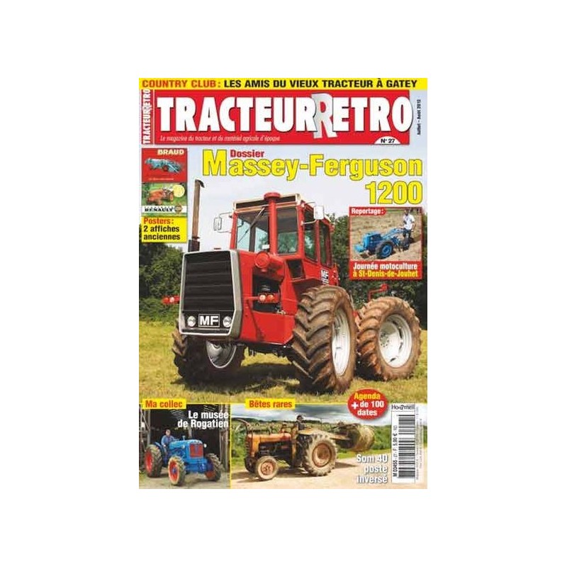 Tracteur Rétro n°27, Massey-Ferguson 1200, SOM 40