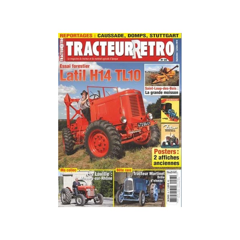 Tracteur Rétro n°28, Latil H14 TL10, tracteur Martinet