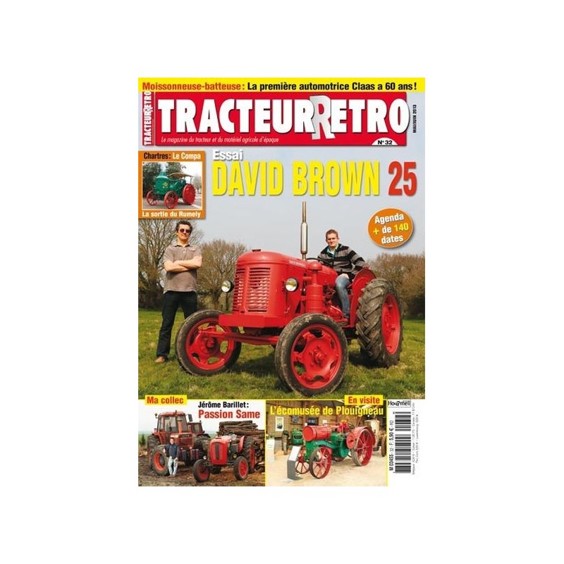 Tracteur Rétro n°32, David Brown 25, Claas Hercules et SF 55