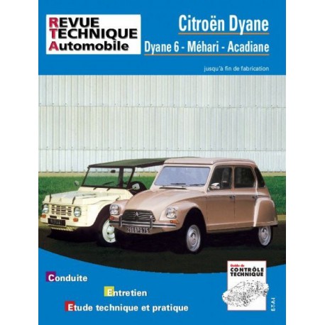 RTA Citroën Dyane 6, Méhari, Acadiane