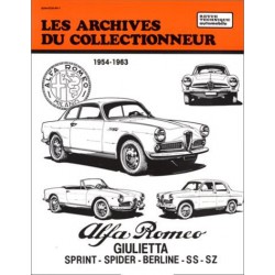 Les Archives Alfa Romeo Giulietta 1954-63