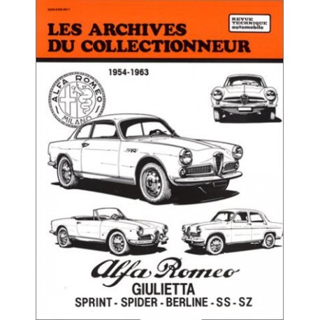 Les Archives Alfa Romeo Giulietta 1954-63