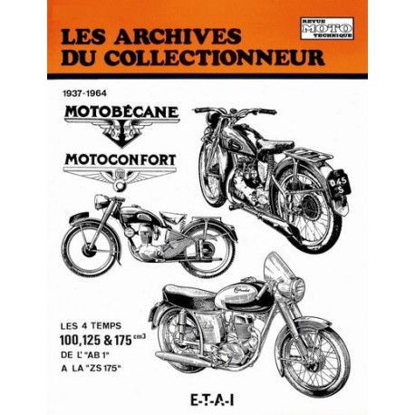 Les Archives Motobécane, Motoconfort 100 à 175 cm3, 1937-64
