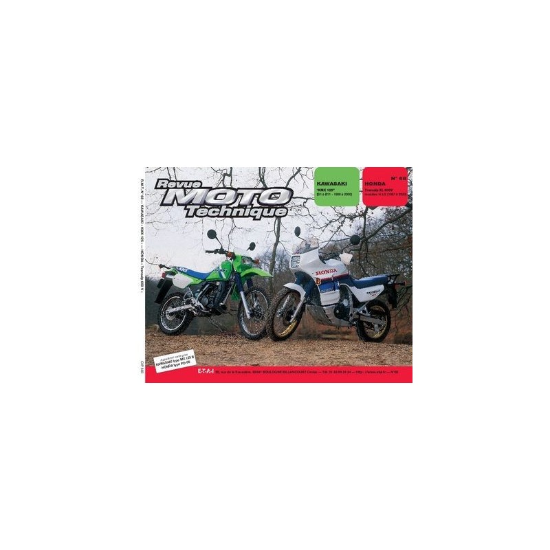 RMT Kawasaki KMX 125 et Honda XL 600V Transalp