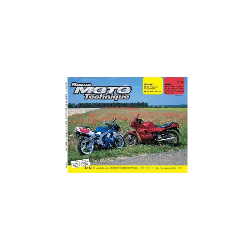 RMT Suzuki RG 125 et BMW K1, K100, K1100