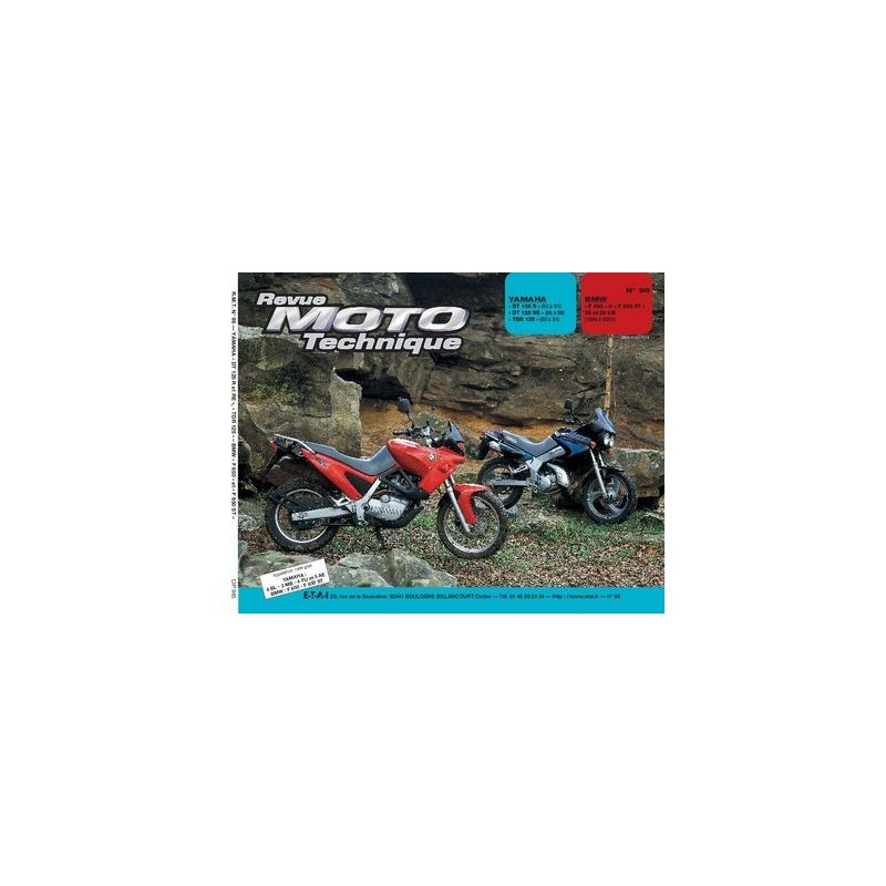 RMT Yamaha DT 125, TDR 125 et BMW F650, F650 ST