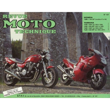 RMT Honda CBR 1100 XX et Yamaha XJR 1200, 1300, SP