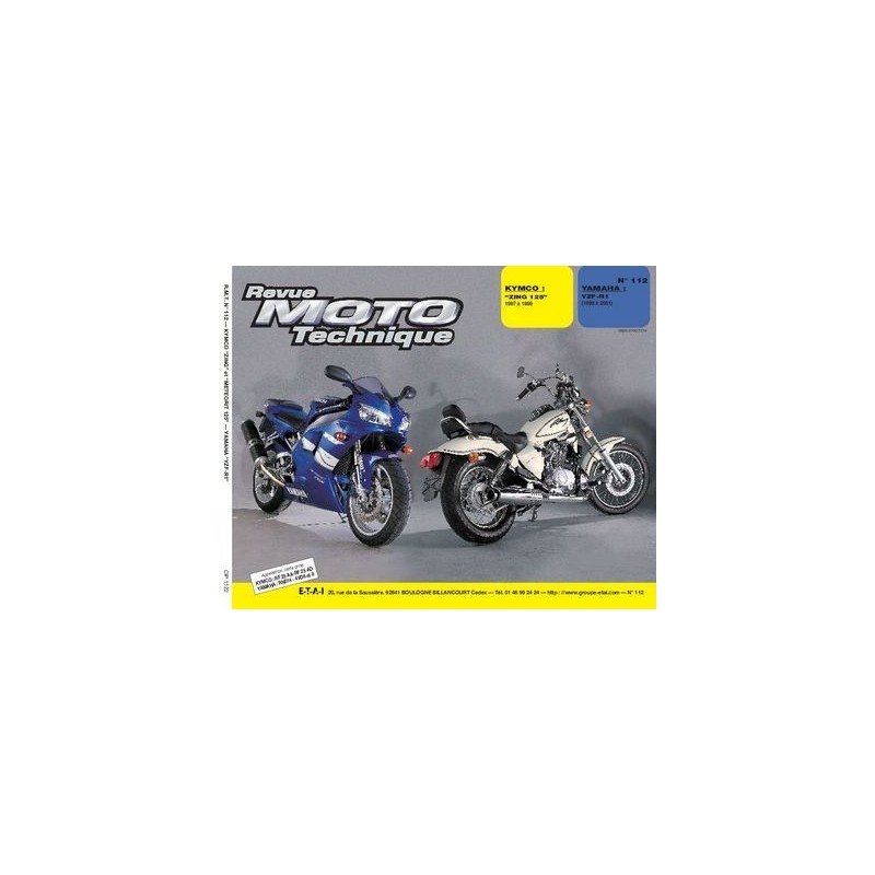 RMT Yamaha YZF R1 et Kymco Zing 125