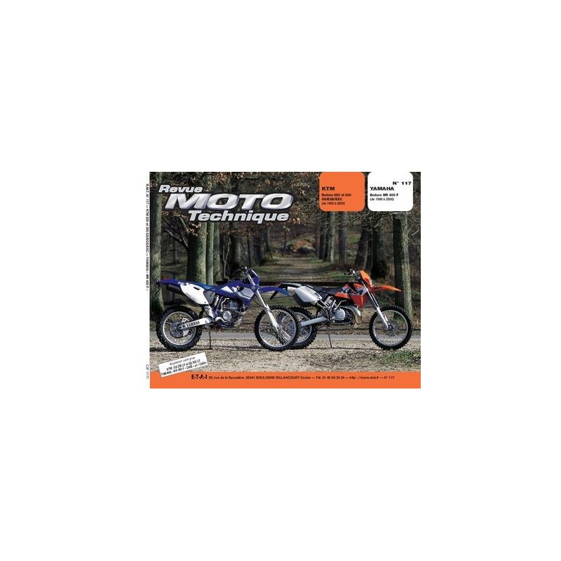 RMT KTM 250, 300 QS, EQS, EXC et Yamaha WR 400 F