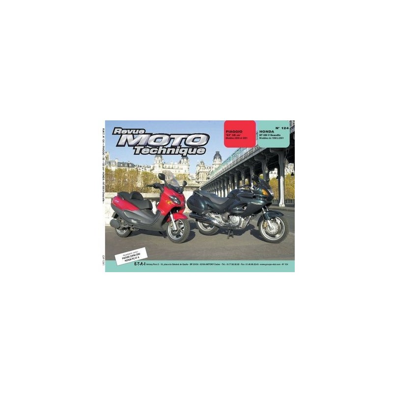 RMT Piaggio X9 et Honda NT 650 V Deauville