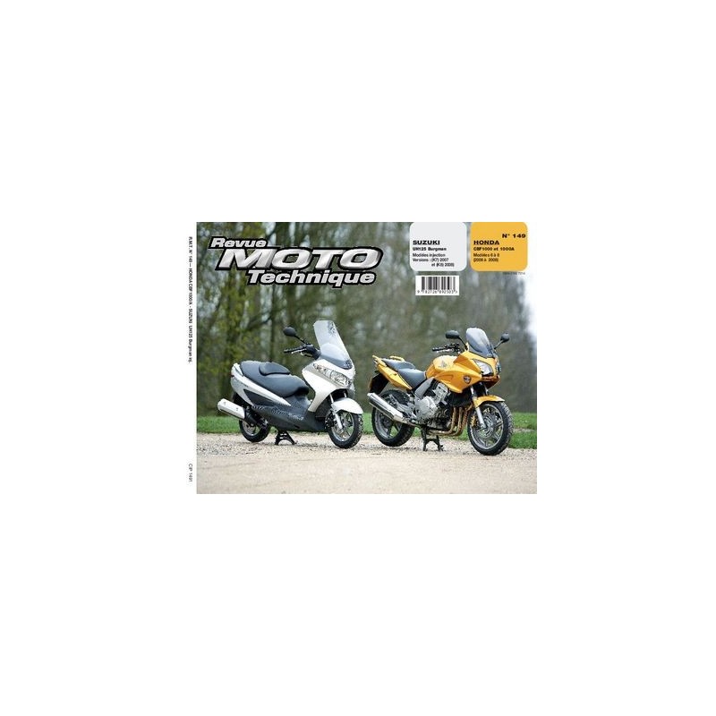 RMT Suzuki UH 125 Burgman et Honda CBF 1000, 1000A