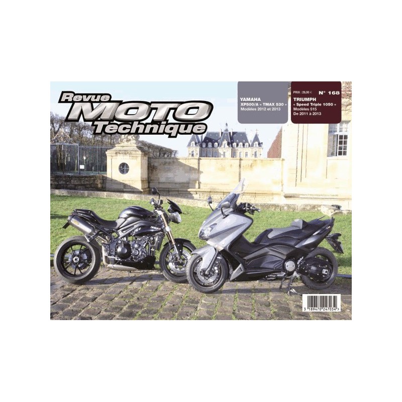 RMT Triumph Speed Triple 1050 et Yamaha XP500 TMAX 530