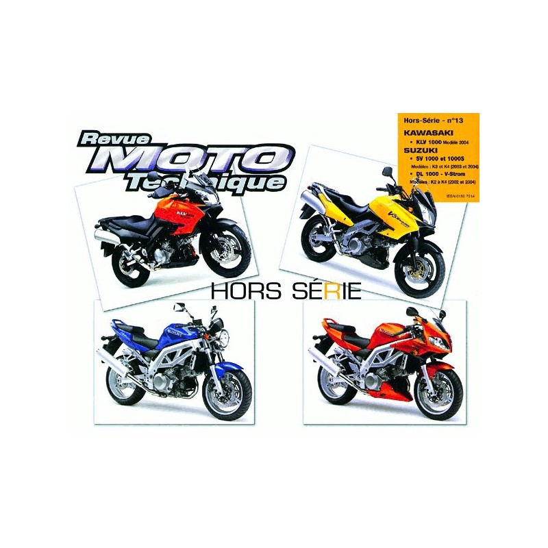 RMT Suzuki SV, DL 1000, V-Storm et Kawasaki KLV 1000