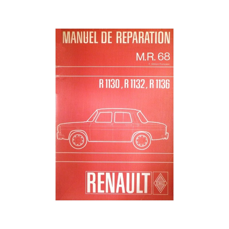 Renault 8, manuel de réparation