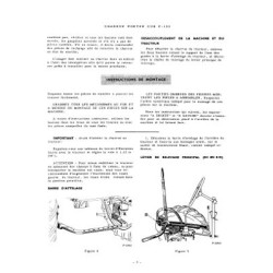 McCormick charrues CUB F-193, notice d'entretien