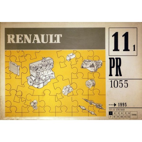 Renault, catalogue de pièces gamme 1995 et avant
