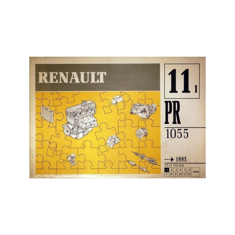 Renault, catalogue de pièces gamme 1995 et avant