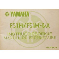 Yamaha 50 Super FS1H, FS1H-DX, notice d'entretien