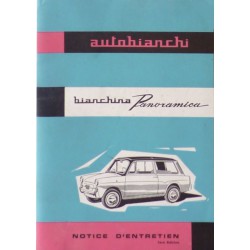 Autobianchi Bianchina Panoramica, notice d'entretien