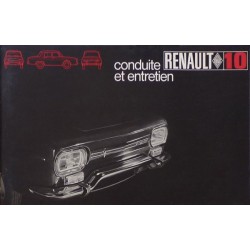 Renault 10 types R1190, R1192, notice d'entretien