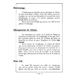 Citroën 5HP, notice d'entretien